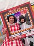 Image showing Dame Coleen and Daisy the Cow from the torch theatre at the pembrokeshire county show